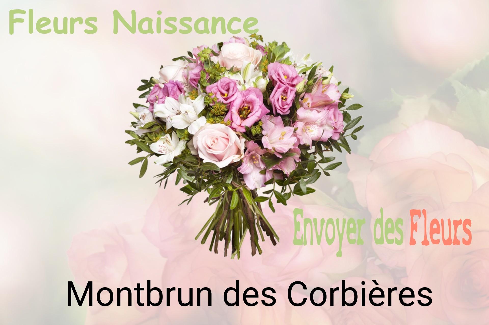 Bouquet de fleurs de naissance livré à Montbrun-des-Corbières